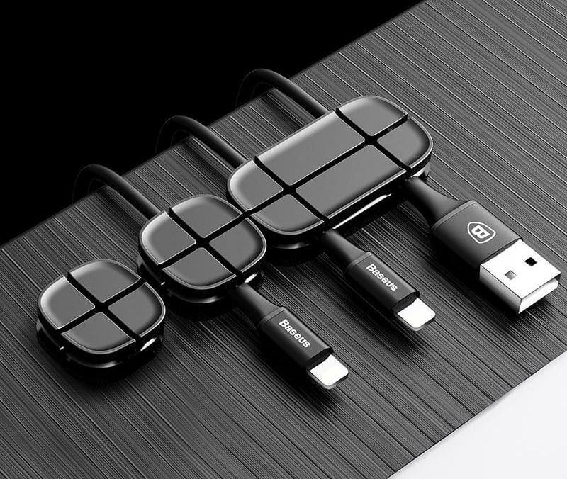 Flexible Silicone USB Cable Organizer - Image 0