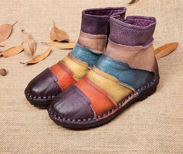 Retro Handmade Women Boots - Image 6