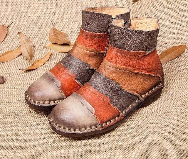 Retro Handmade Women Boots - Image 8