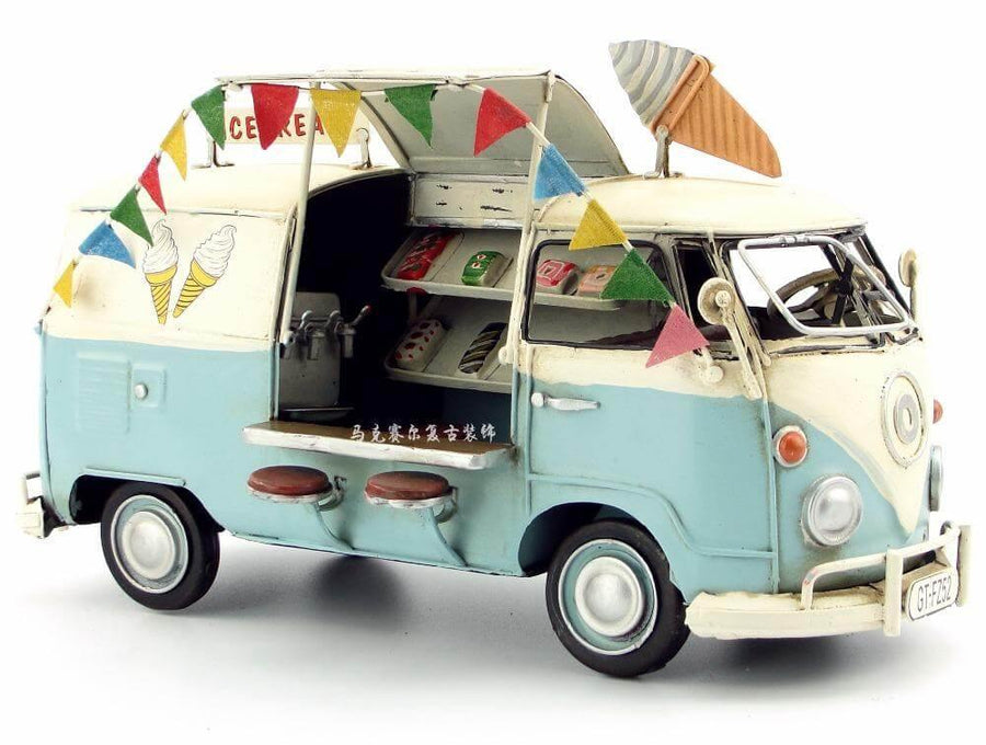 Old Vintage Iron Bus Home Handicraft - Image 0