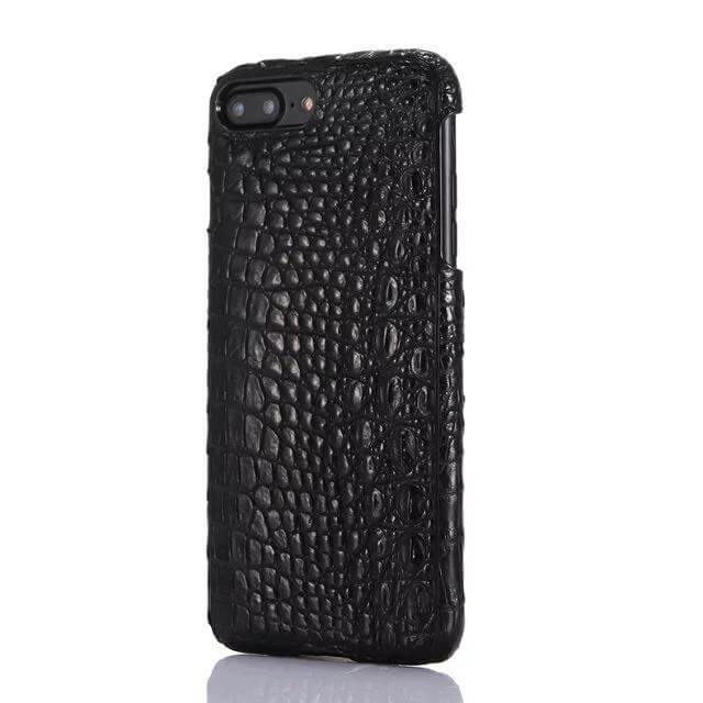 Luxury 3D Crocodile Skin Leather Case for iPhone Models - Image 4
