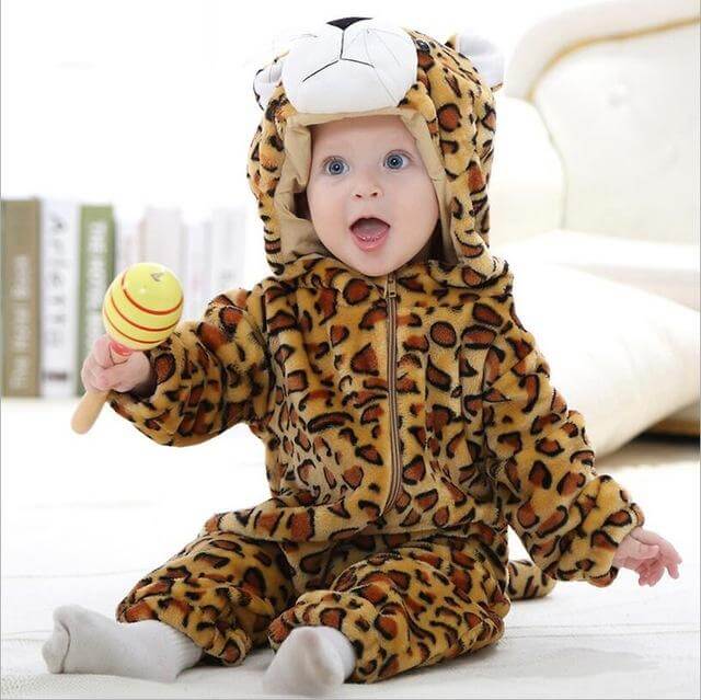 Tiger Cartoon Jumpsuit for babies - Image 2