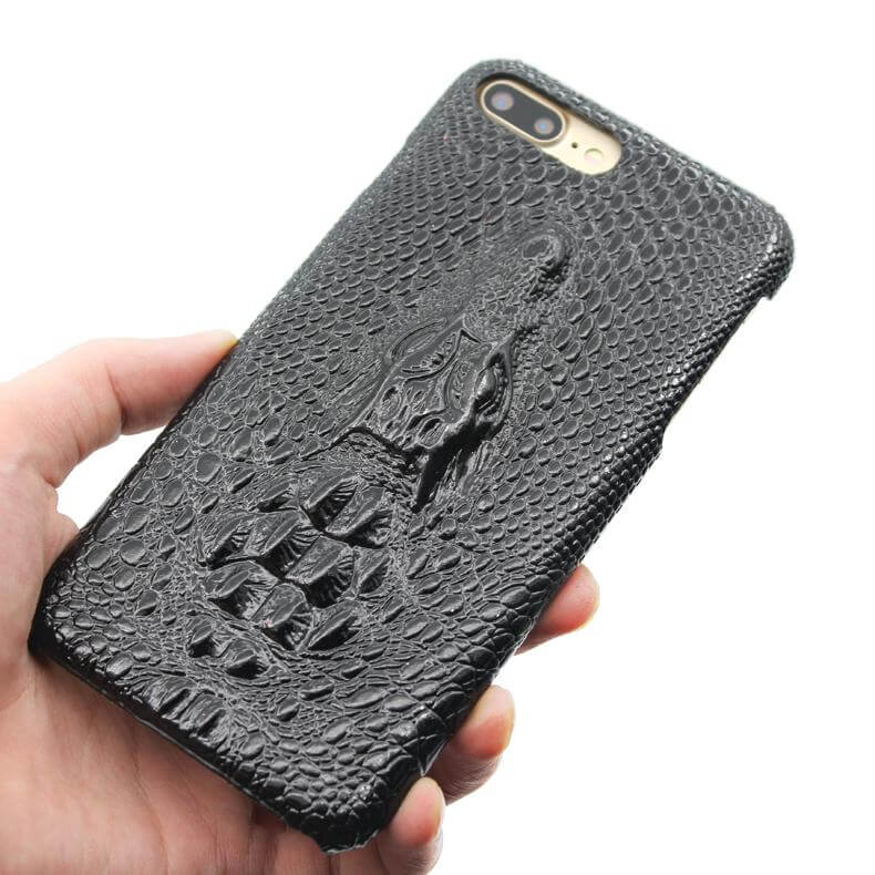 3D Crocodile Retro Hard Shell Cover Case for Iphone Models - Image 4