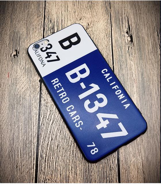 Fashion License Plate Pattern Phone case For Iphone Models - Image 2