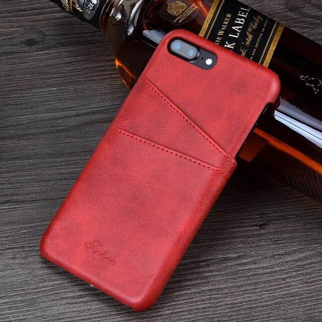 Luxury Leather Wallet Case for Iphone Models - Image 1