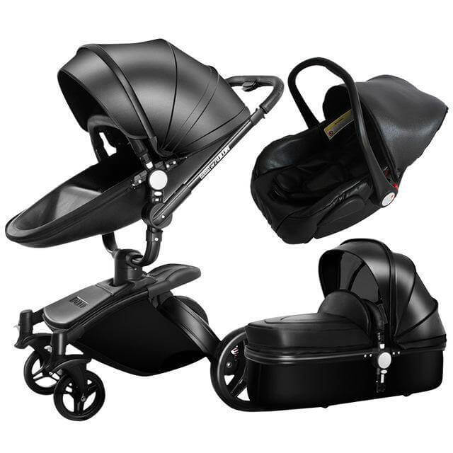 360 Degree Rotation Baby Stroller 3 in 1 with Car Seat - Image 0