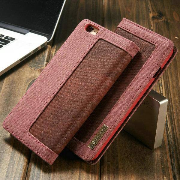 Jeans Leather Flip Wallet Iphone X Case - Image 6