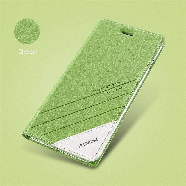 Luxury Flip Card Slot Leather Cases For iPhone X and Other Models - Image 8
