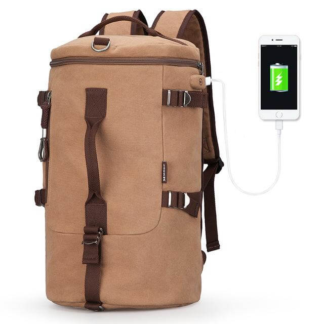 Cylinder package Multifunctional Male Fashion Backpack - Image 7