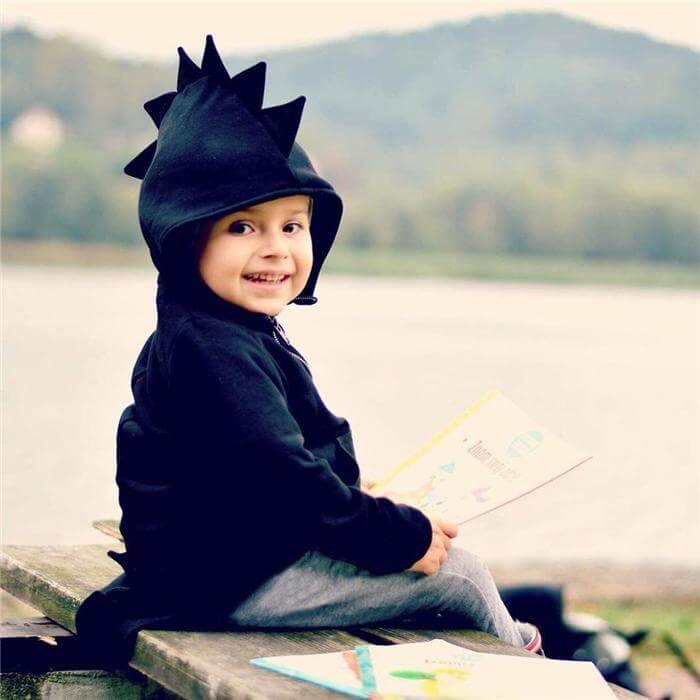 Winter Dinasour Hoodies for Kids - Image 0