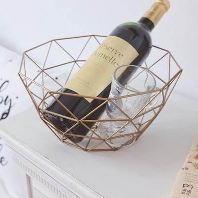 Creative Nordic Style Iron Basket - Image 4