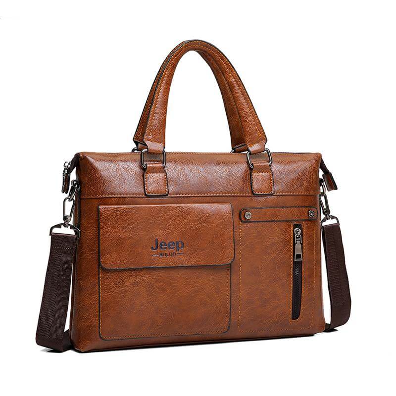 Business Style Leather Shoulder Bags - Image 0