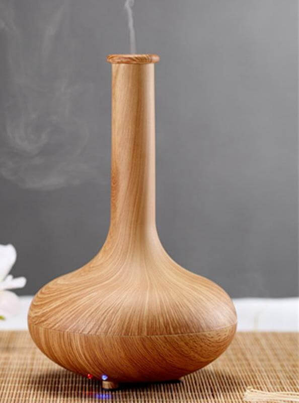 Light Wood 160ml Ultrasonic Mist Maker Air Humidifier - Image 2