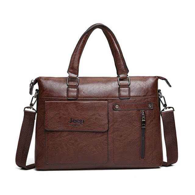 Business Style Leather Shoulder Bags - Image 2