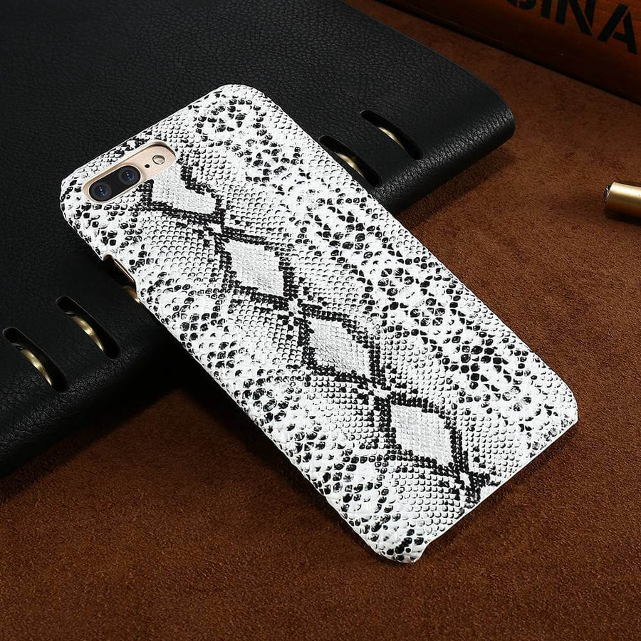 Luxury Crocodile Snake Leather Case For Iphone - Image 12