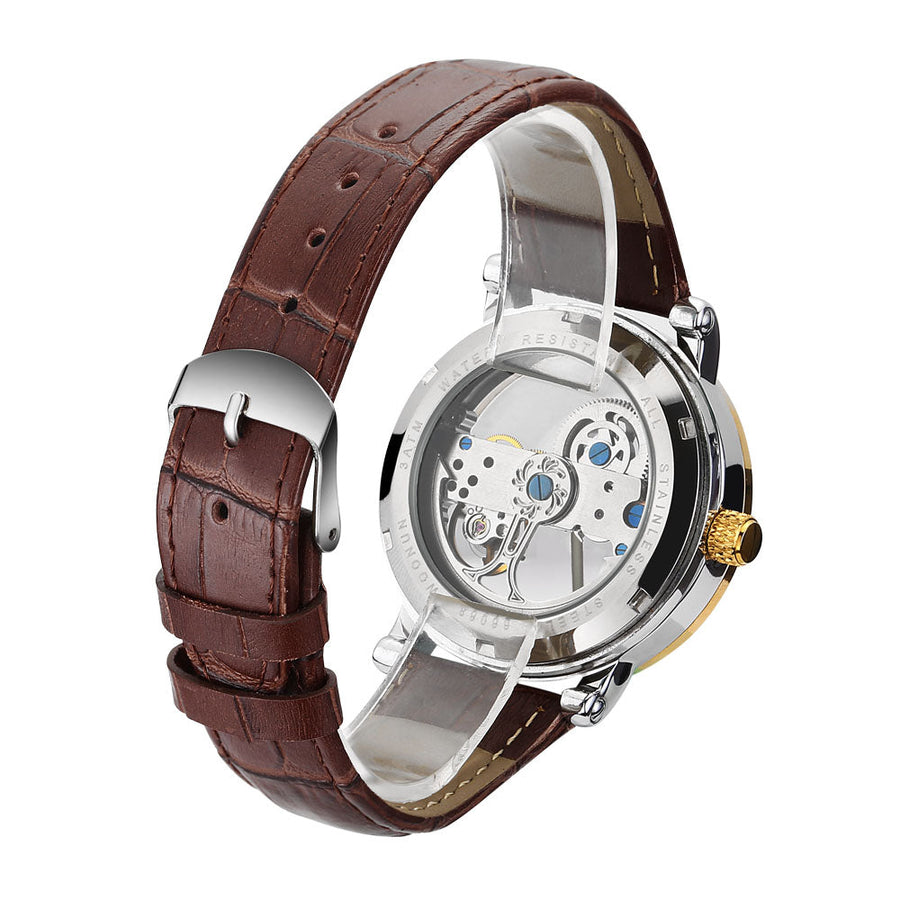 Business Hollow Transparent Mechanical Men Watch - Image 3