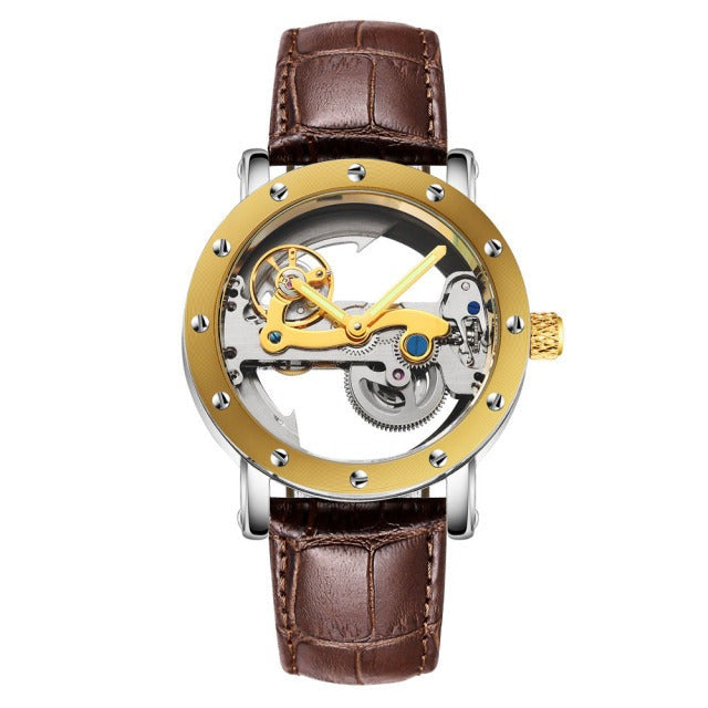 Business Hollow Transparent Mechanical Men Watch - Image 6