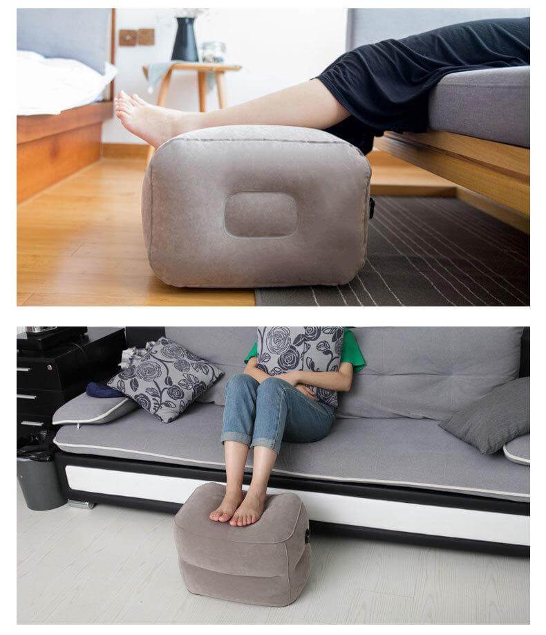 Folding Footrest Large Valve Travel Inflatable Pillow - Image 2