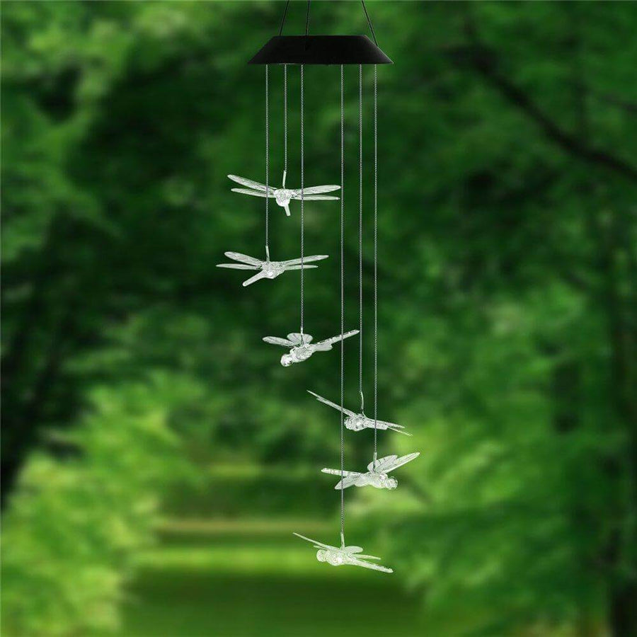 Outdoor LED Solar Hummingbirds DrangFly Lamp - Image 3