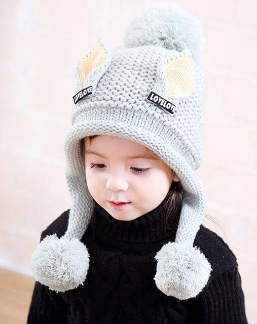 Baby Girl Earflaps hat - Image 6