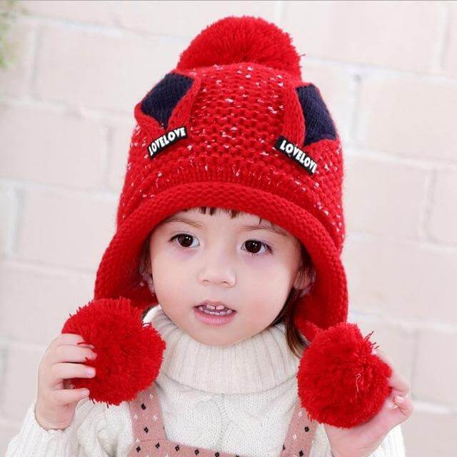 Baby Girl Earflaps hat - Image 4