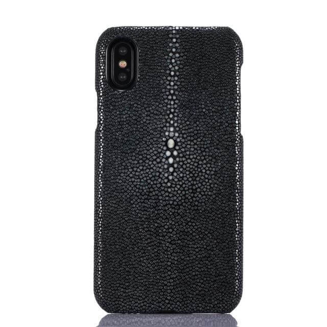 Fashion Pearl Fish Skin Leather Iphone X Case - Image 3