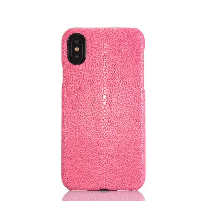 Fashion Pearl Fish Skin Leather Iphone X Case - Image 2