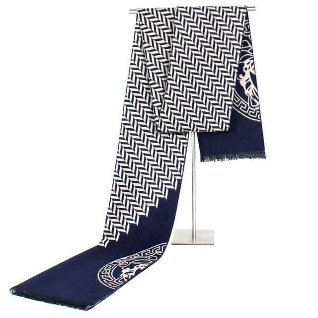 Simple Plaid Scarf Father - Image 4