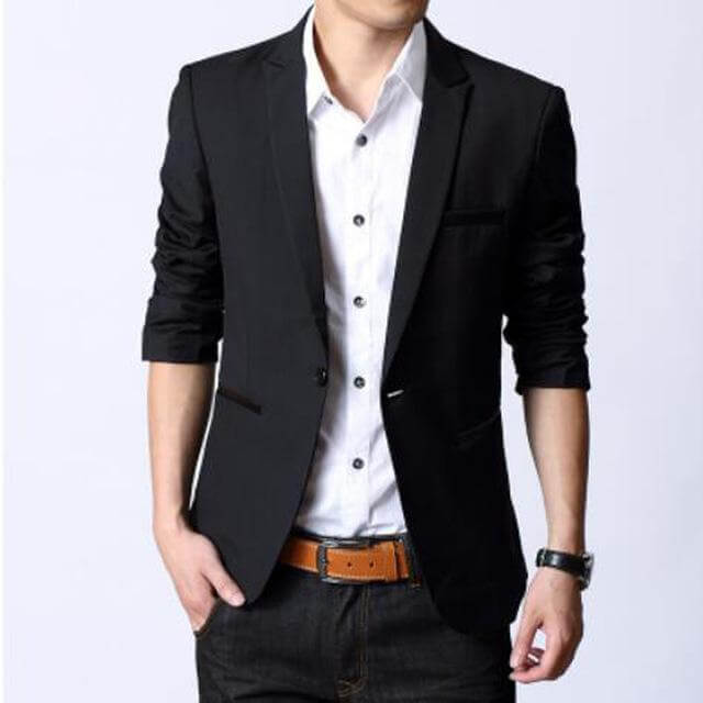 Business Casual Suit Men Blazers - Image 1