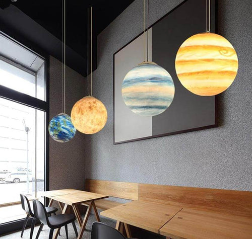 Modern Creative Universe Planet Pendant Light - Image 0