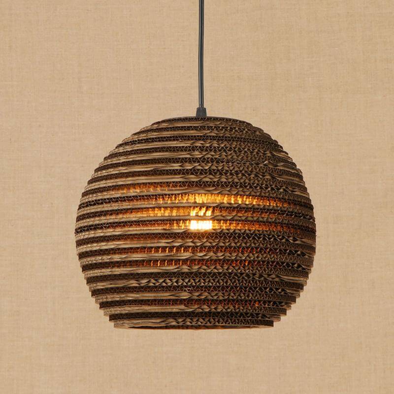 Modern Hanging Pendant LED Origami Paper Shade Lamp - Image 0