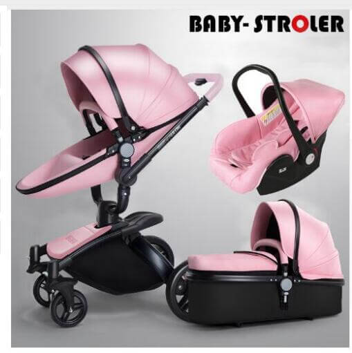 European Luxury Baby Stroller 2 and 3 pcs - Image 8