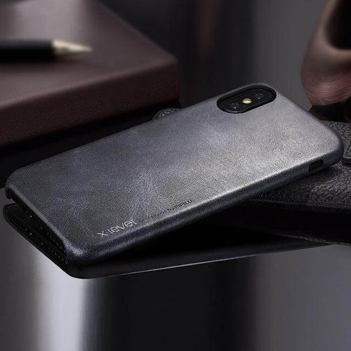 X-Level High Quality Vintage Luxury PU Leather Phone Cases For Apple IPhone X Free Shipping Cover Mobile Phone Accessories Case - Image 0