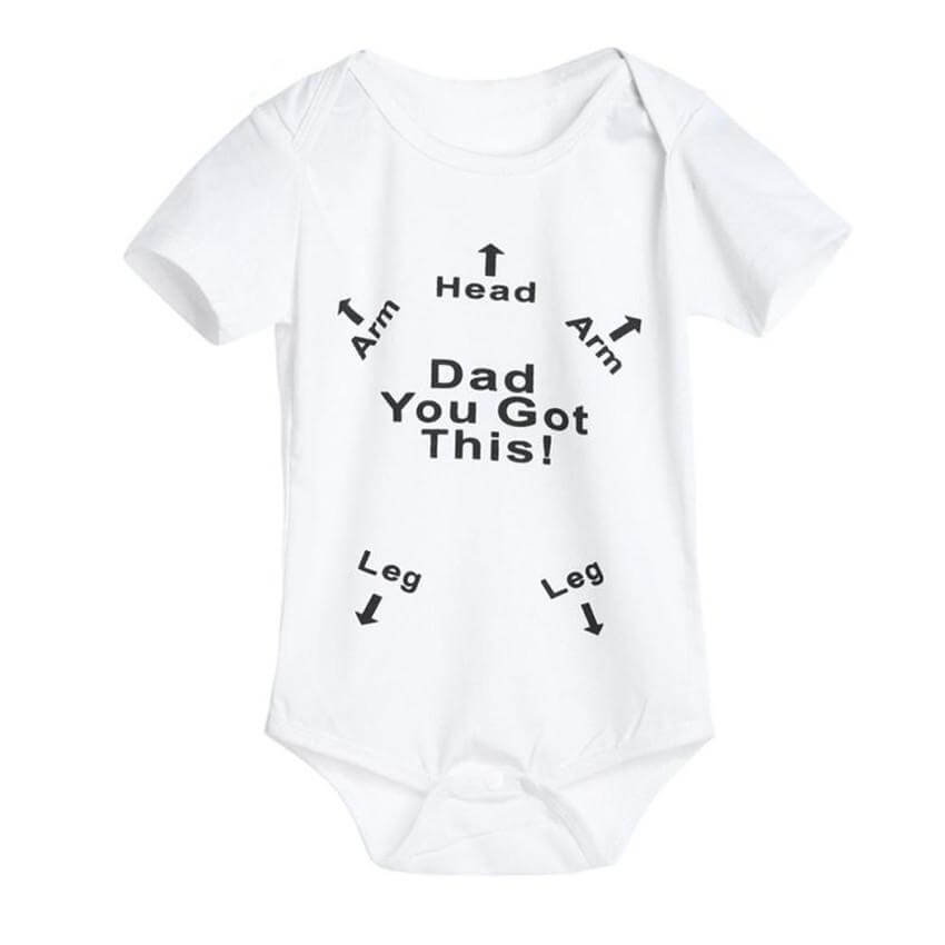 '' Dad You got this! '' Funny Baby Jumpsuit for babies - Image 1