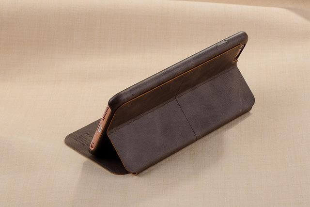 Luxury Cowboy Ultra Thin Nostalgia PU Leather Flip Phone Case For iphone Models - Image 1