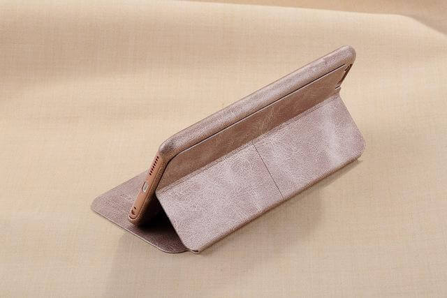 X-Level Luxury Cowboy Ultra Thin Nostalgia Leather Flip Phone Case For iphone Models - Image 3