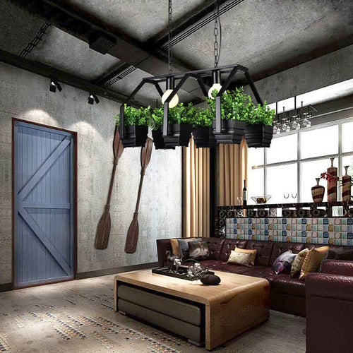 Modern House Plant with Lighting - Image 0