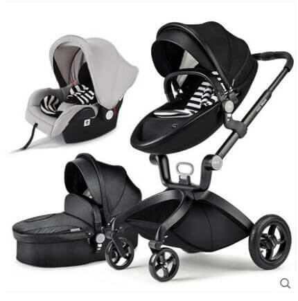 Luxury Baby Stroller High Land-Scape Baby Stroller 3 in 1 Fashion Pram European Carriage - Image 1