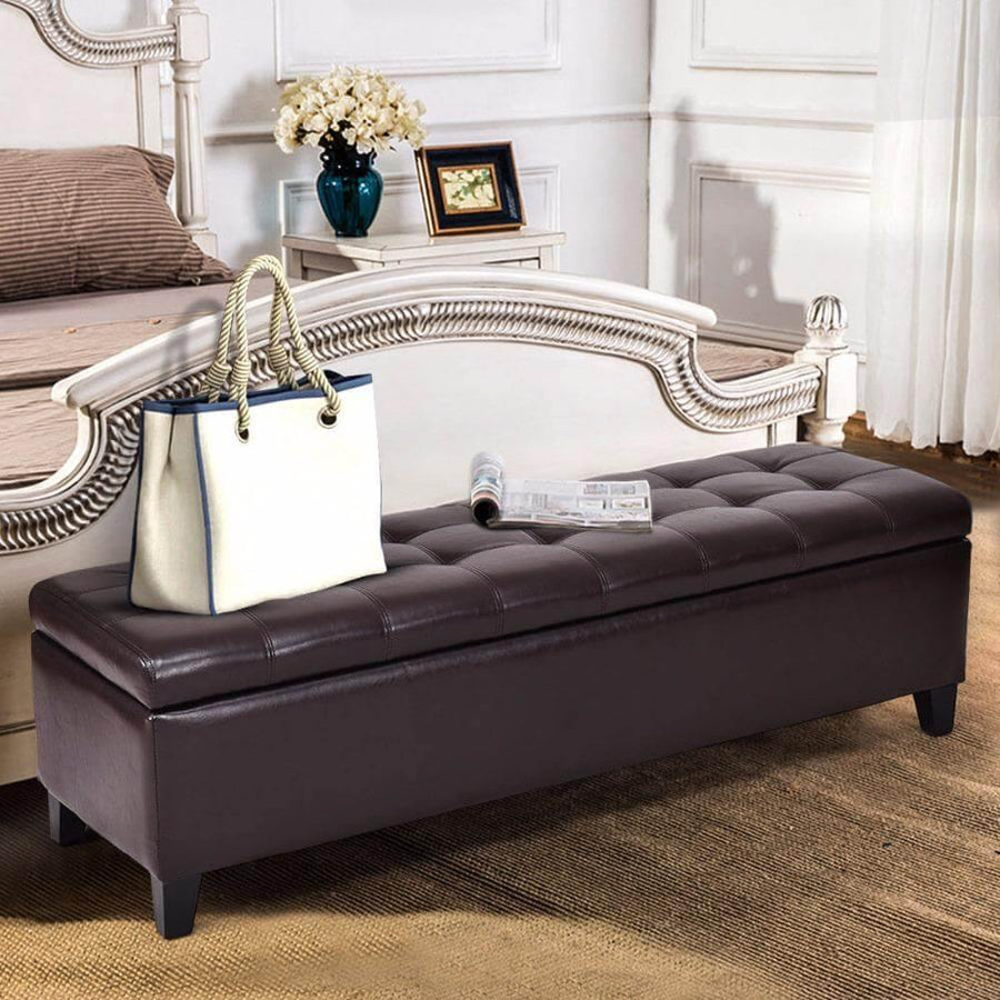Modern Ottoman Bench Storage - Image 2