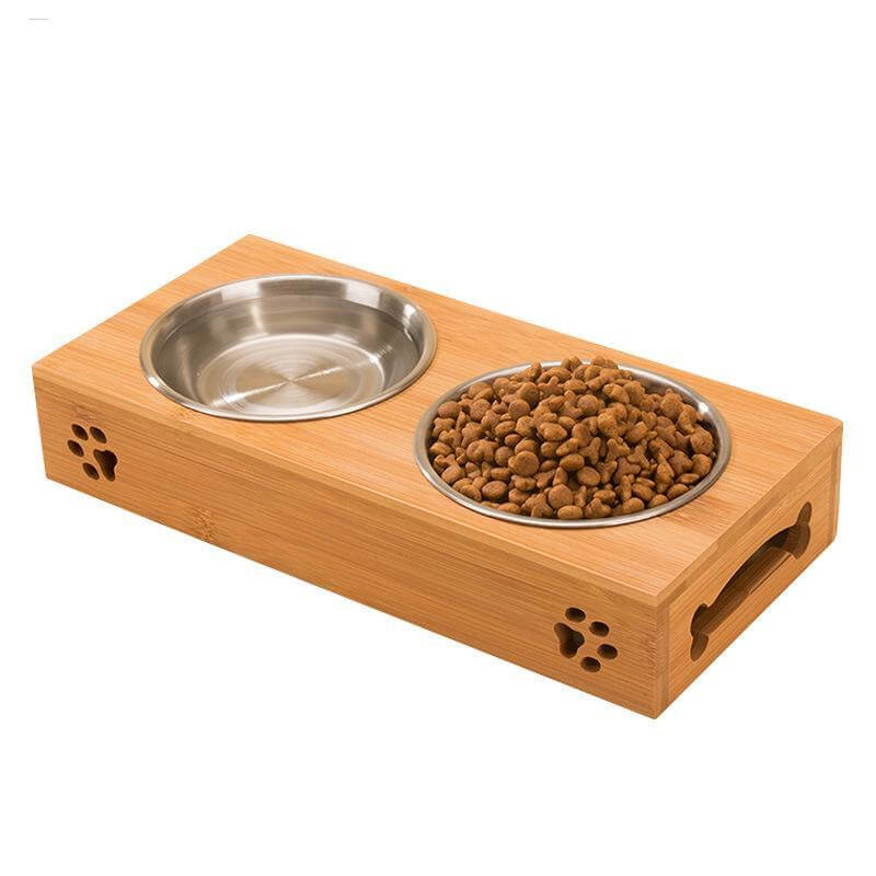 Wooden Pet Food Bowl - Image 0