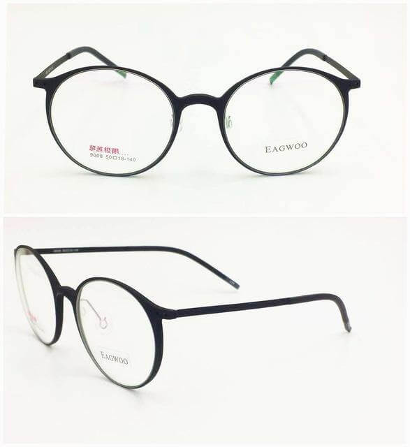 Pure Retro Titanium Eyeglasses - Image 1