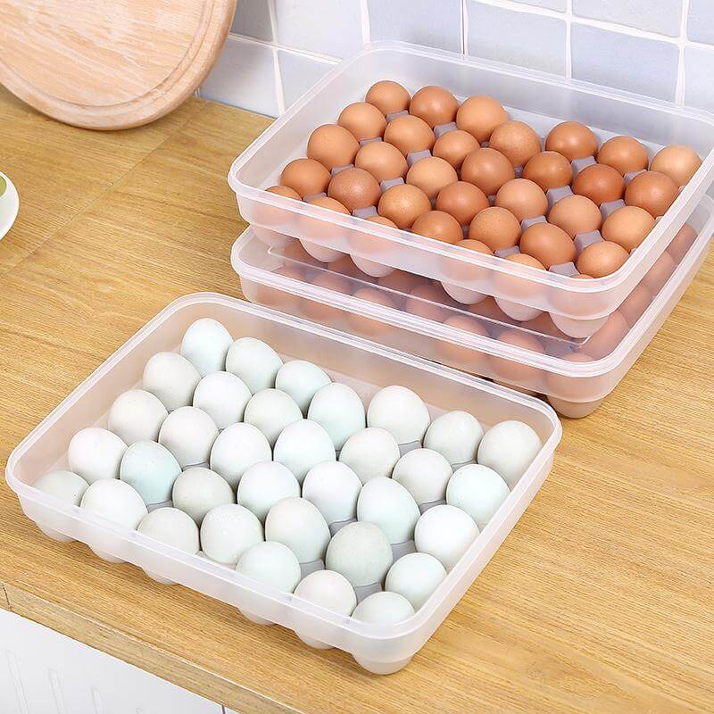 Japanese-Style Plastic Duck Egg Storage Box - Image 0