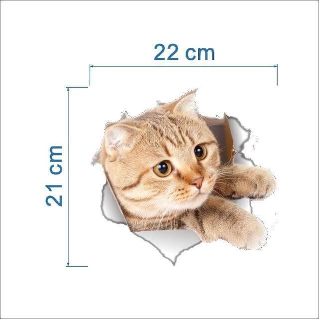 3D Pet Wall and Bathroom Stickers - Image 15