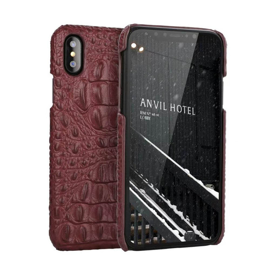 3D Crocodile genuine Leather Iphone Cases - Image 4