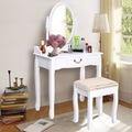 Vintage Makeup Dressing Table Sets of 2 - Image 1