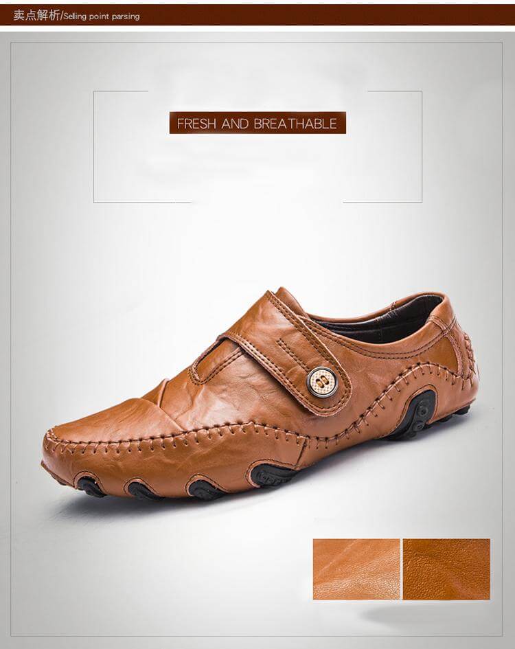 British Style Leather Men's Casual Shoes - Image 4