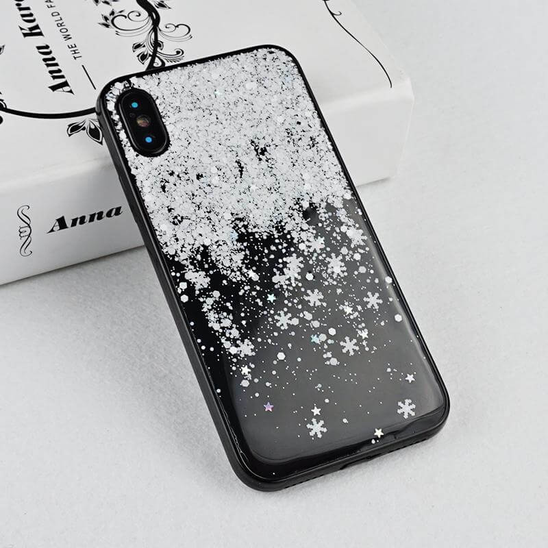 Winter Snowflake Clear Case For iPhone X and Other Models - Image 5