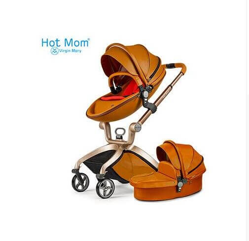 Luxury Baby Stroller High Land-Scape Baby Stroller 3 in 1 Fashion Pram European Carriage - Image 2