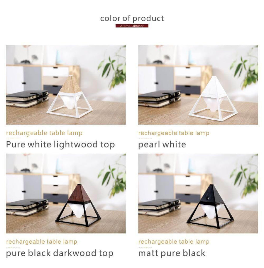 Pyramid Modern Touch Bedroom Lamp Decor - Image 2