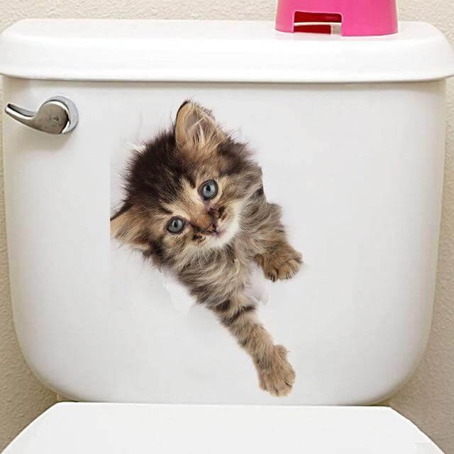 3D Pet Wall and Bathroom Stickers - Image 4